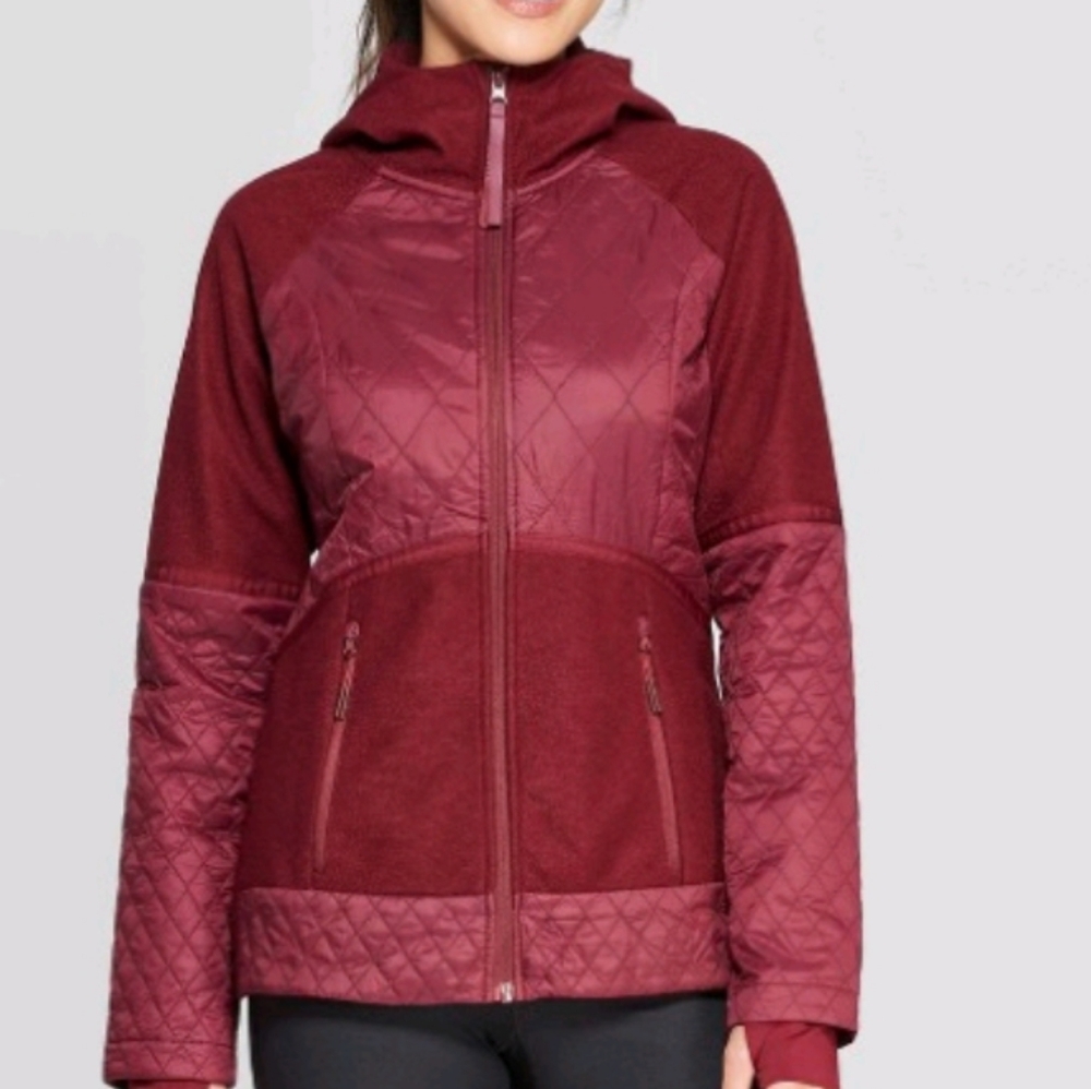C9 Champion Hybrid Quilted Jacket berry XS